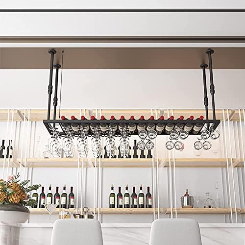 IOCCIOBB Wall-Mounted Wine Rack with Adjustable Holder 1