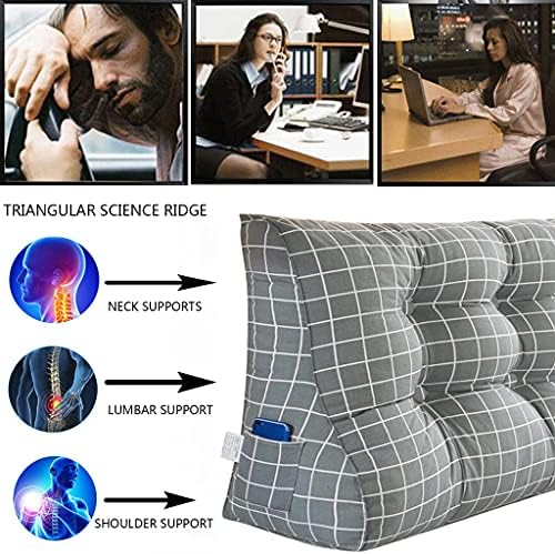 ZZYK Triangular Reading Pillow with Washable Cover