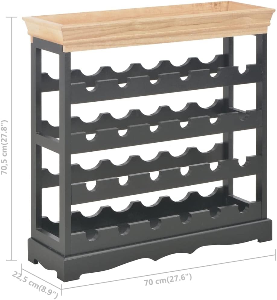 Loibinfen Wooden Wine Cabinet 24-Bottle Storage