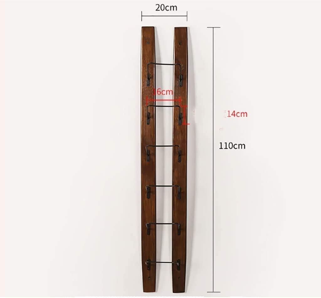 Modern Walnut Wood Wine Rack - Freestanding Durable Space-Saving