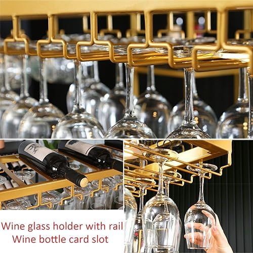 LIGUOYI Adjustable 3-Layer Wine Glass Hanger 1