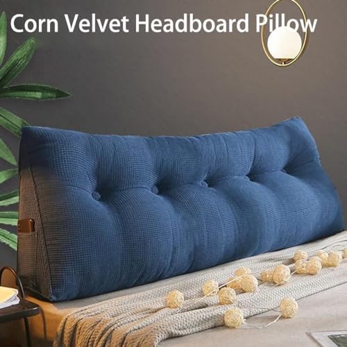 TESICA Triangular Headboard Pillow 39x20x8in