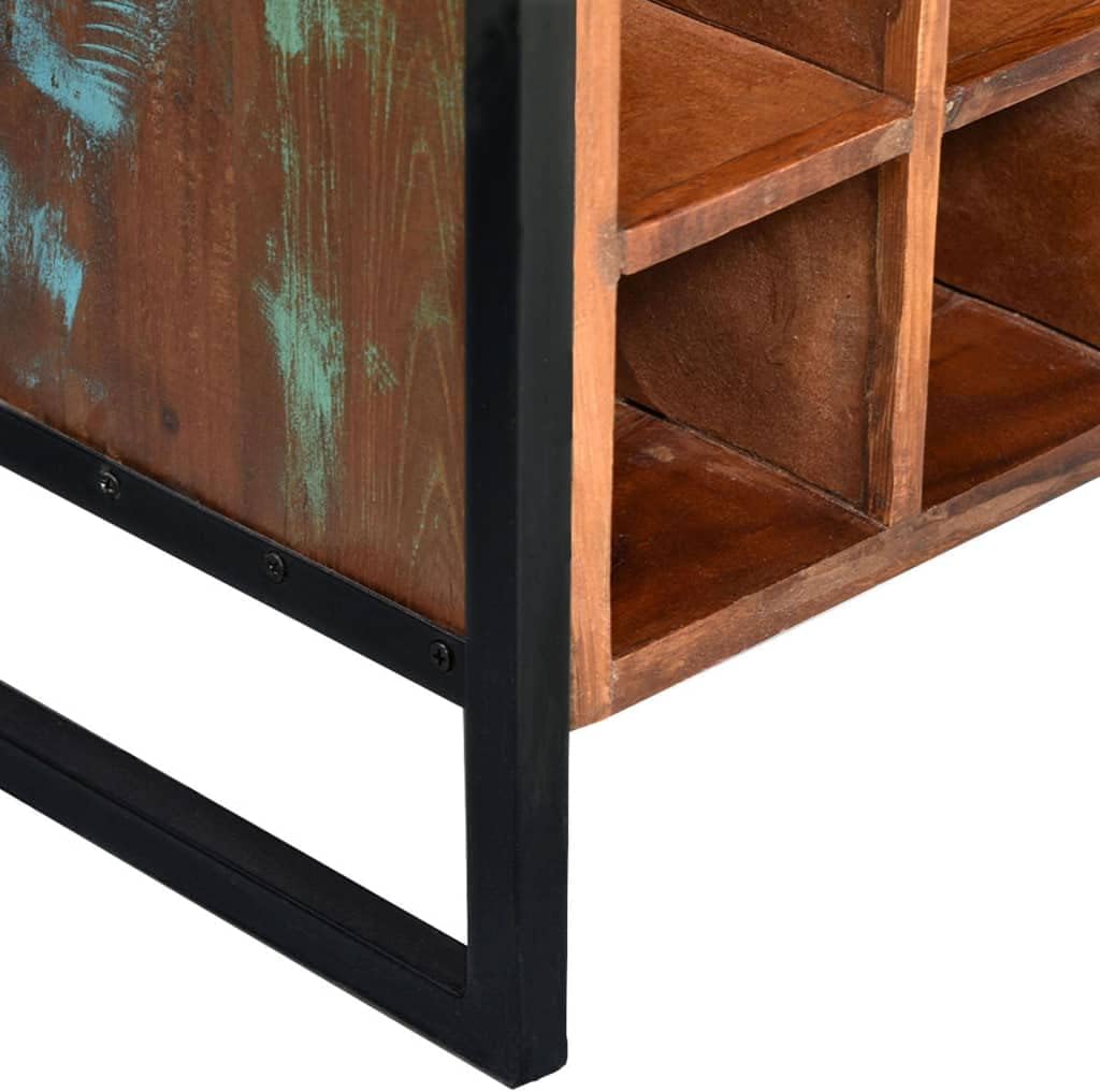 Loibinfen 16-Bottle Wine Rack with 2 Drawers and Steel Frame