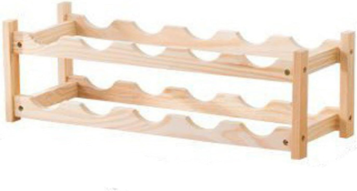 NIBHZ Modern Freestanding Wine Rack with Elegant Design