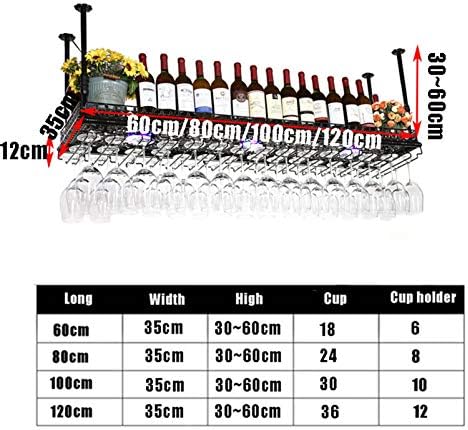 CGF- Wall-Mounted Wine Rack Adjustable Metal