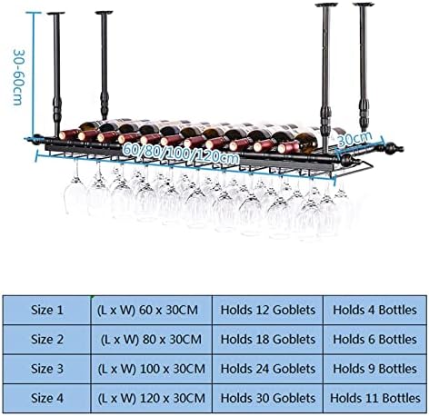 ALDEPO Adjustable Height Wall-Mounted Wine Rack