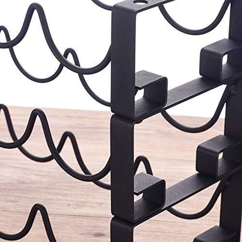 3 Tier Wine Rack for 6 Bottles Stackable Design