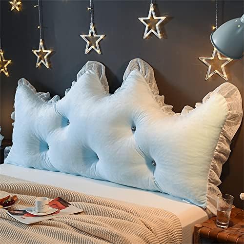 ZZYK Headboard Cushion with Removable Cover Sky Blue 59