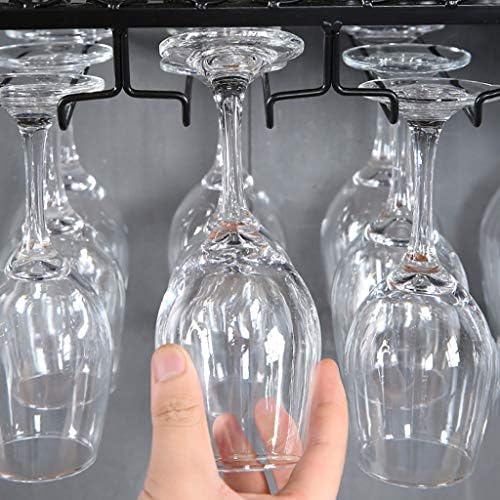 Metal Wine Rack with Glass Holder for Wall Mount