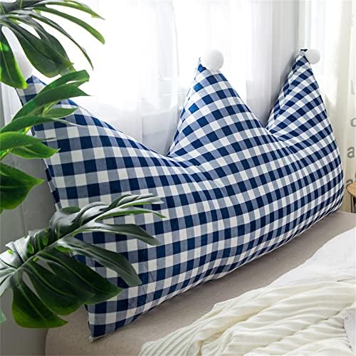 ZZYK Soft Headboard Reading Pillow with Removable Fleece Cover