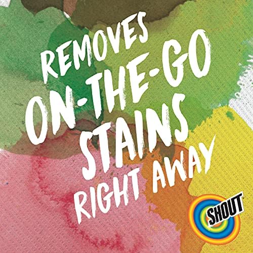 Shout Wipes Stain Remover for Clothes 12 Wipes per Carton 6 Cartons