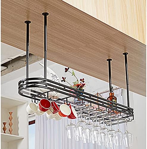 CGF Wall Mounted Wine Rack with Glass Holder