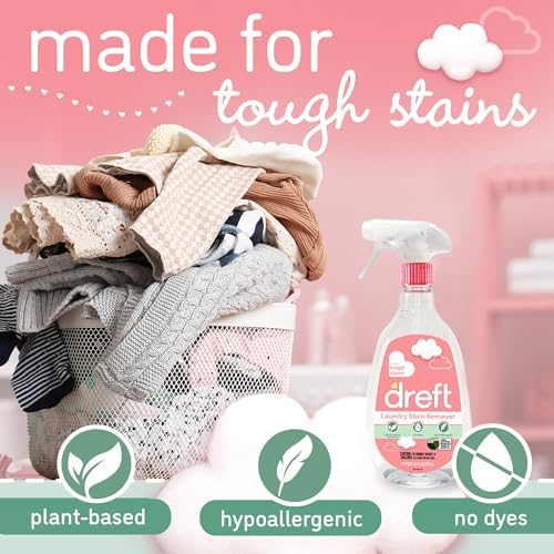 Dreft Stain Remover Spray 24 Fl Oz Pack of 2 with Stain Pen