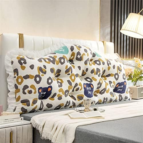 ZZYK Fleece Headboard Cushion 59 Soft Bolster with Removable Cover