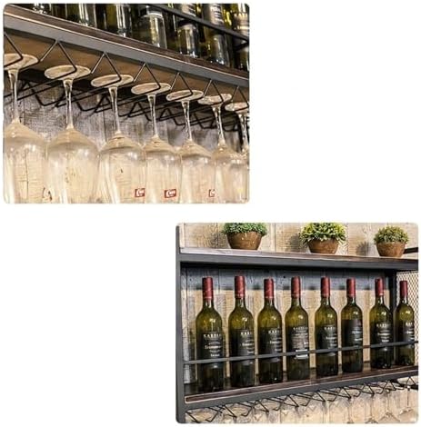 OXOAMP Wall-Mounted Wine Rack Iron