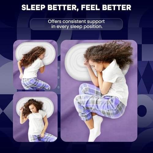 SleepLab Patented Atmos Cervical Pillow for Neck Pain Relief