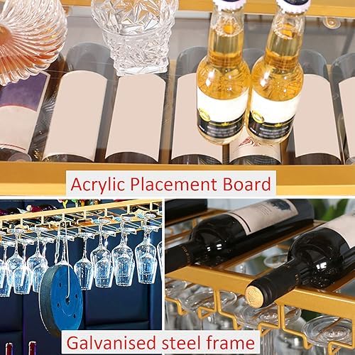 LIGUOYI Adjustable 3-Layer Wine Glass Hanger 1