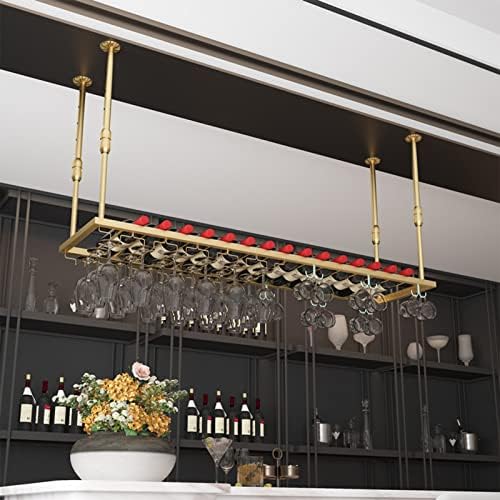 Wine Glass Rack Under Cabinet Adjustable
