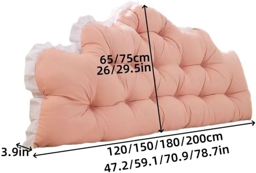 WKSPOO Headboard Pillow Wedge for Bed and Sitting 1