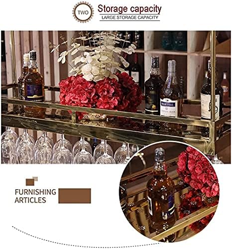 TOYOCC 304 Stainless Steel Wine Rack for Kitchen Bar Restaurant
