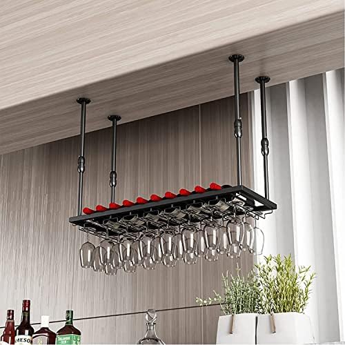 IOCCIOBB Wall-Mounted Wine Rack with Adjustable Holder 1