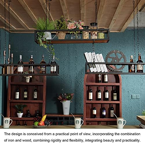 SDdPulse Wine Rack Wall Mount Industrial Style
