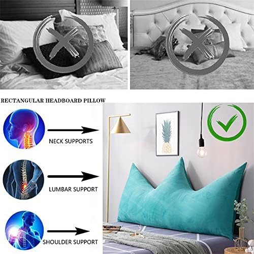 ZZYK Fleece Reading Pillow with Removable Cover