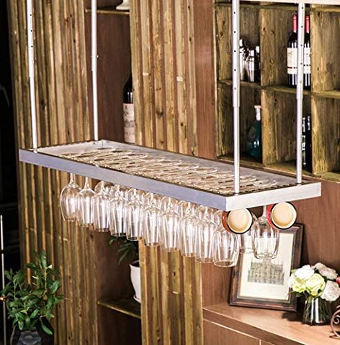 Suuim Ceiling Hanging Stemware Wine Rack Organizer