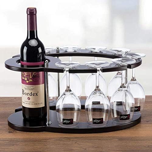 HASMI Round Wine Rack for Home Kitchen Countertop Storage