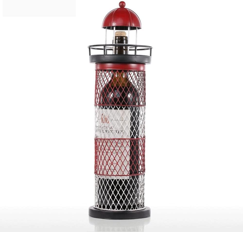 HASMI Tabletop Wine Rack with Lighthouse Design
