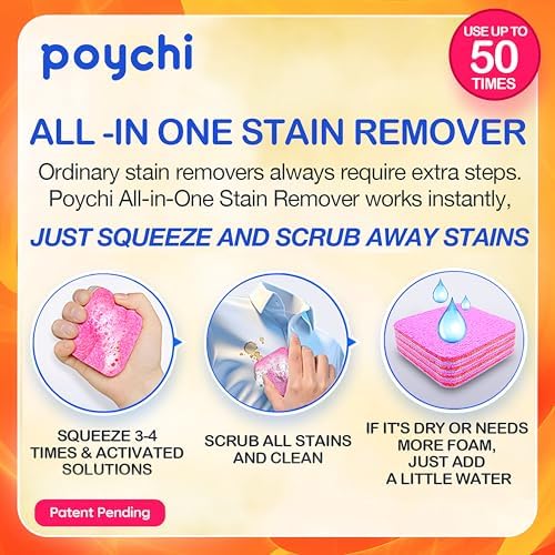 POYCHI Magical Fiber Stain Remover - No Dry Cleaning