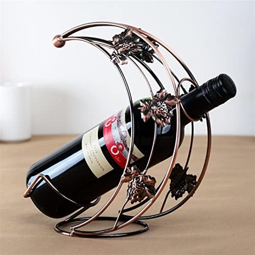 WAOCEO Moon Shape Wine Rack Decorative Holder 1