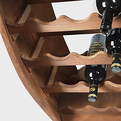 TOMYEUS Large Freestanding Wooden Wine Cabinet