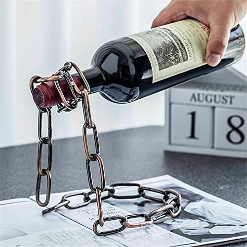 Babale Metal Wine Chain Decor Rack