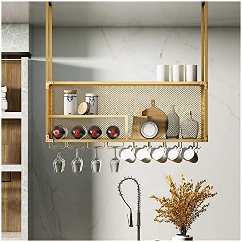 ALDEPO Light Green Wall-Mounted Wine Rack