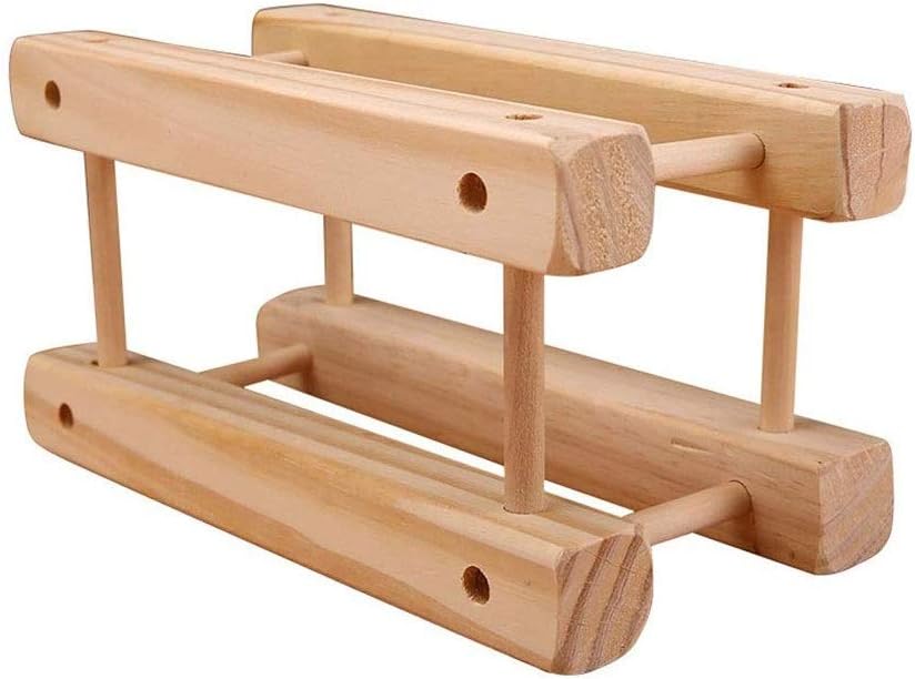 Tumblre Wooden Tabletop Wine Rack with Rounded Edges