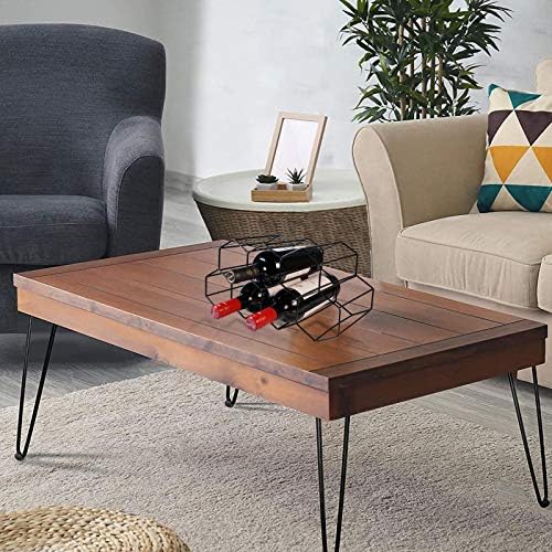 Leaflai Countertop Wine Rack - 9 Bottle Holder No Assembly Needed
