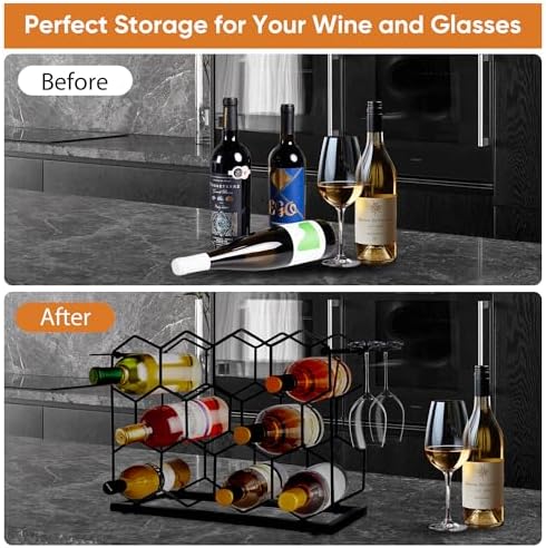 Vatakein 14 Bottle Tabletop Wine Rack