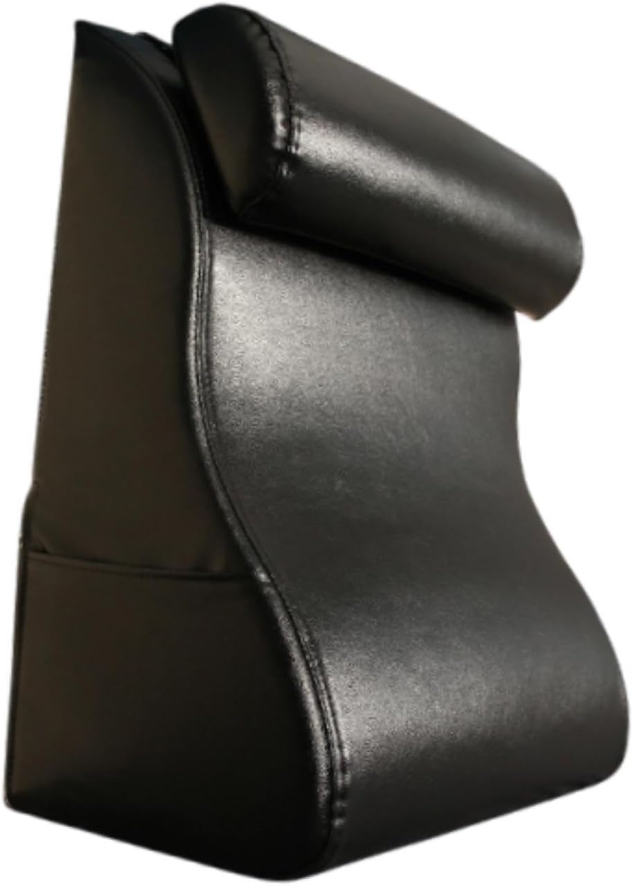 Ioensy Headboard Pillow for Neck and Lumbar Support Black 1