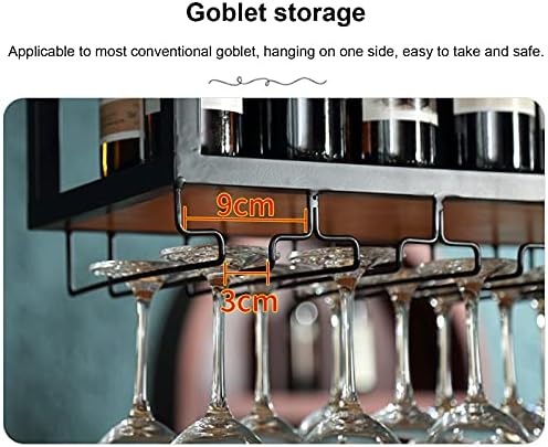 SDdPulse Wine Rack Wall Mount Industrial Style