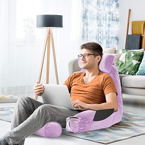 Clara Clark Reading Pillow with Memory Foam and 2 Support Pillows