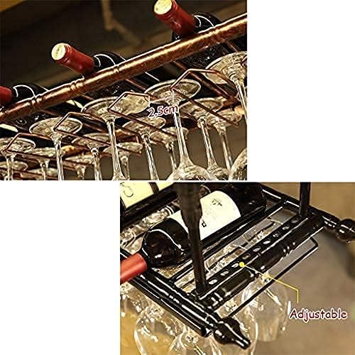 Sturdy Iron Wine Glass Rack for Home and Kitchen