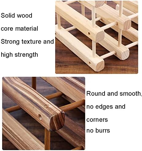 LYRWISHLTD Wooden Freestanding Wine Rack 1