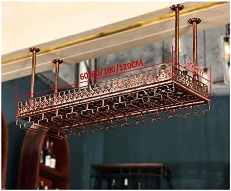 ALDEPO Wall-Mounted Wine Rack with Glass Holder Black Decor