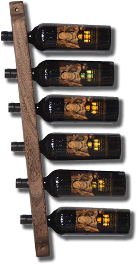 Suuim Wall Mounted Wine Rack 6 or 8 Bottle Organizer