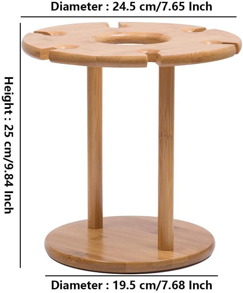 MaGiLL Bamboo Wine Rack Freestanding Storage