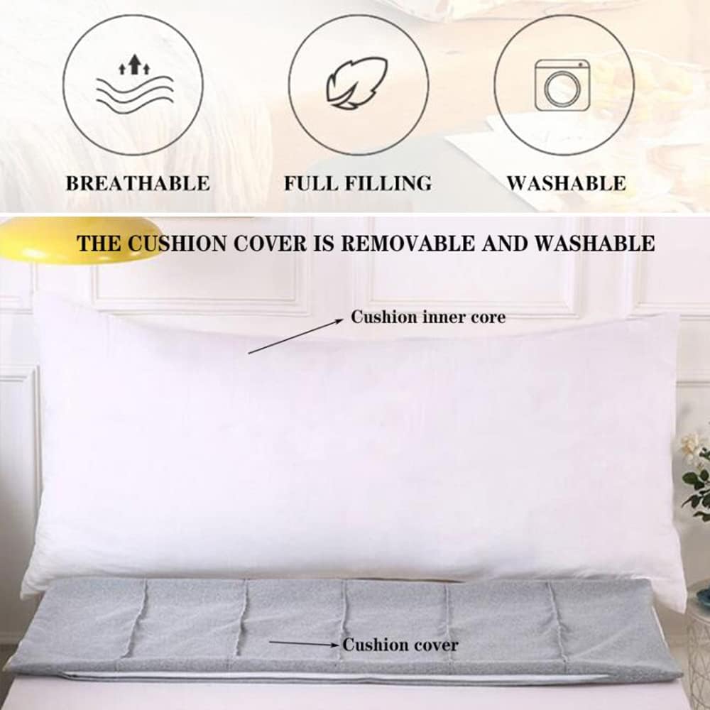 ZZYK Velvet Reading Pillow with Removable Cover