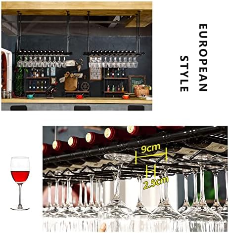 ALDEPO Adjustable Height Wall-Mounted Wine Rack