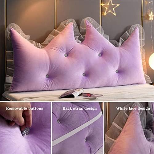 ZZYK Large Reading Wedge Pillow Purple 80cm