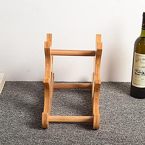 SYCARPET Freestanding Wine Rack with 6 Bottles Storage